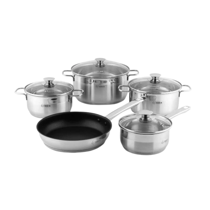 Bộ nồi inox 3 đáy 5 món Arber REMI