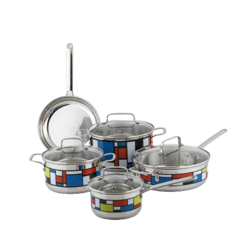 Bộ nồi inox 5 món Langmaster