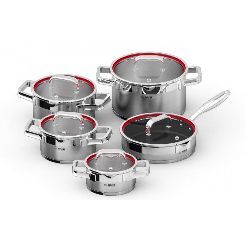 Bộ nồi inox AN05RED-MAX