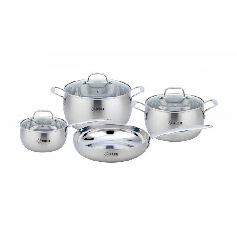 Bộ nồi inox đáy liền Arber AN-lengend