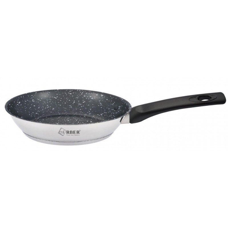 Chảo inox 3đáy chống dính vân đá lòng sâu AC30CD